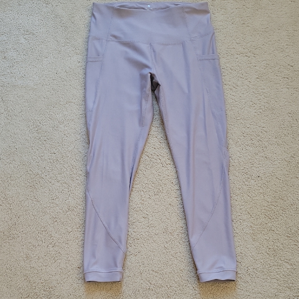 Apana Lavender Workout Leggings Size M